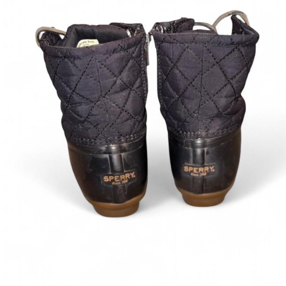 Sperry Navy Blue and Tan Waterproof Boots - Picture 4 of 6